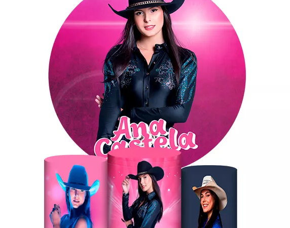 Painel da cantora Ana Castela: como usar no aniversário infantil